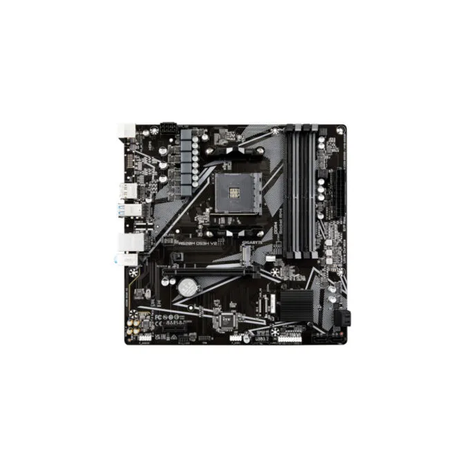 GIGABYTE A520M-DS3H V2 Micro-ATX AM4 A520 DDR4 Motherboard — image 3