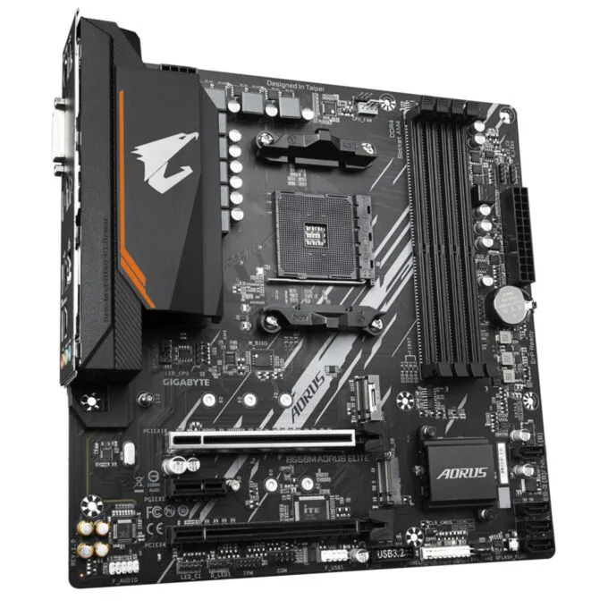 GIGABYTE AORUS ELITE AX GA-B550M - Micro-ATX AM4 Motherboard, B550, DDR4 up to 128GB — image 3