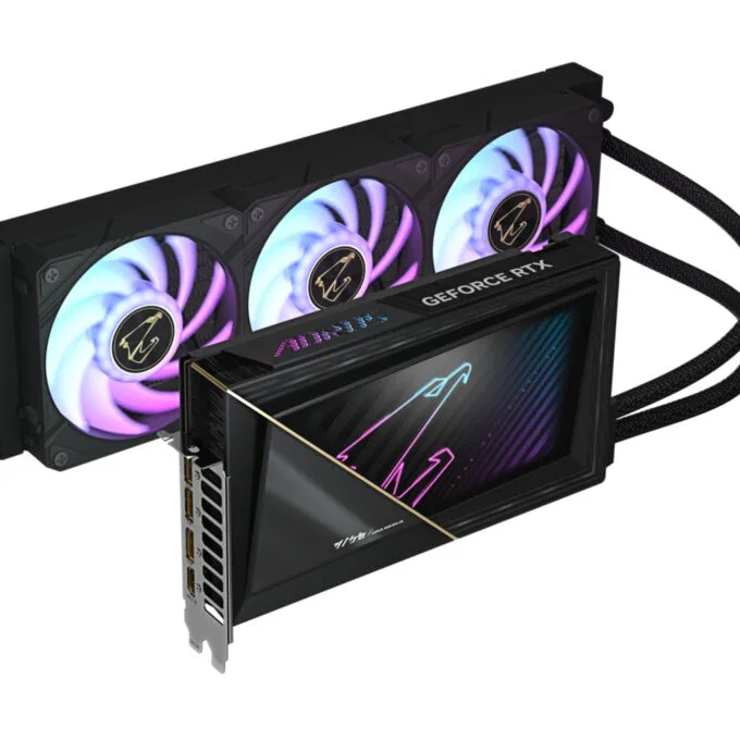 Gigabyte AORUS XTREME WATERFORCE GeForce RTX 5090 - 32GB GDDR7 2655MHz Liquid AIO PCIe 5.0 Black — image 2