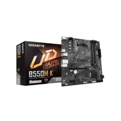 Gigabyte B550M K B550 Micro ATX AM4 Motherboard - 128GB DDR4 PCIe 4.0