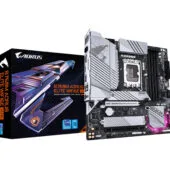 GIGABYTE B760M A-E WF6E GEN5 (LGA1700) - microATX, DDR5, 4x DIMM, Up to 256GB