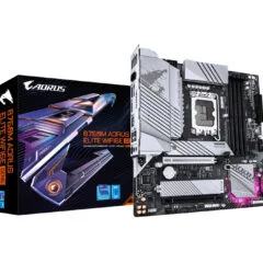 GIGABYTE B760M A-E WF6E GEN5 (LGA1700) - microATX, DDR5, 4x DIMM, Up to 256GB