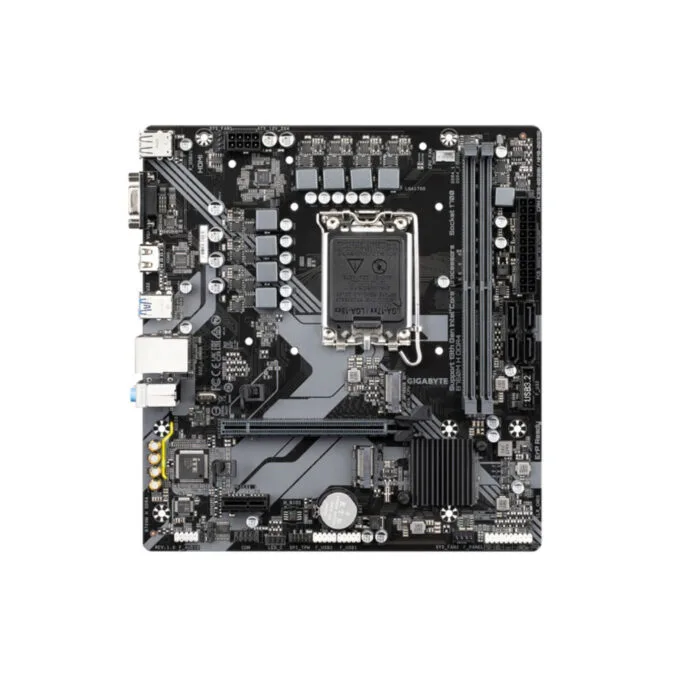 GIGABYTE B760M H DDR4 LGA1700 Micro-ATX Motherboard - Intel B760 64GB DDR4 PCIe 4.0 — image 2