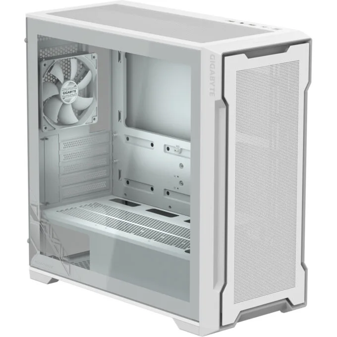 GIGABYTE C102GI Mini-ATX Mid-Tower Case - White, Tempered Glass, 360mm Radiator Support, 410mm GPU — image 2