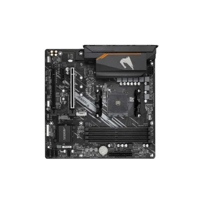 Gigabyte GA-B550M AORUS ELITE - B550 Micro-ATX Motherboard (AM4) - DDR4 up to 128GB, PCIe 4.0, 2x M.2, HDMI 2.1, Gigabit LAN — image 2