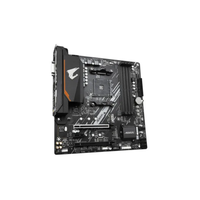 Gigabyte GA-B550M AORUS ELITE - B550 Micro-ATX Motherboard (AM4) - DDR4 up to 128GB, PCIe 4.0, 2x M.2, HDMI 2.1, Gigabit LAN — image 3