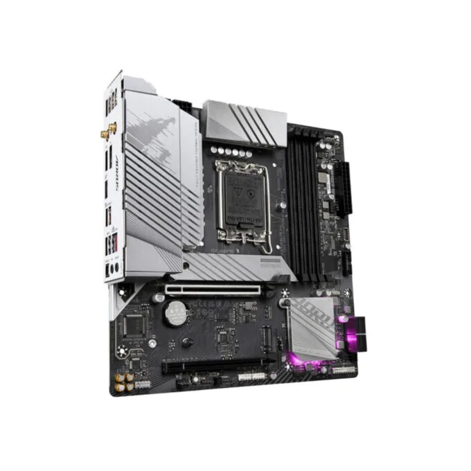 GIGABYTE GA-B760M AORUS ELITE AX - LGA1700 DDR5 microATX, 256GB, Wi-Fi 6E, 2.5/5GbE, Bluetooth 5.3, Black — image 3