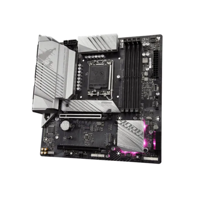 GIGABYTE GA-B760M AORUS ELITE AX - LGA1700 DDR5 microATX, 256GB, Wi-Fi 6E, 2.5/5GbE, Bluetooth 5.3, Black — image 1