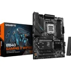 Gigabyte GA-B840 Gaming X WF6E (AM5) (D) - GA-B840 Gaming X WF6E - Dark brown, 256 GB DDR5, AM5, ATX