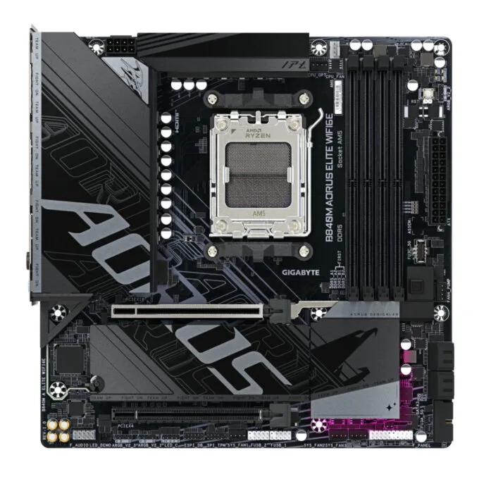 Gigabyte GA-B840M A Elite WIFI6E - GA-B840M-A - AM5 Micro-ATX, DDR5, 256GB Max, Wi‑Fi 6E, RGB, Black — image 2