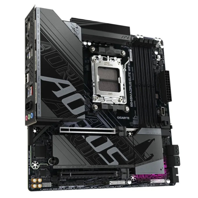 Gigabyte GA-B840M A Elite WIFI6E - GA-B840M-A - AM5 Micro-ATX, DDR5, 256GB Max, Wi‑Fi 6E, RGB, Black — image 3