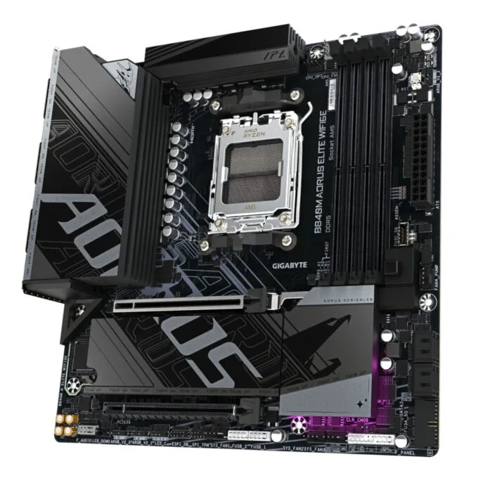 Gigabyte GA-B840M A Elite WIFI6E - GA-B840M-A - AM5 Micro-ATX, DDR5, 256GB Max, Wi‑Fi 6E, RGB, Black — image 4