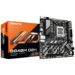 GIGABYTE GA-B840M D2H - AM5 Micro-ATX Motherboard, DDR5, 2x DIMM, Up to 128GB