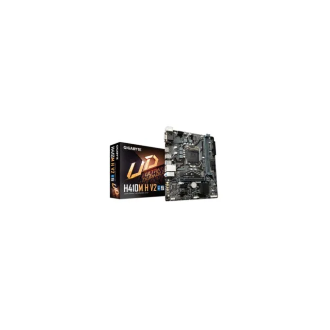 Gigabyte GA-H410M H V2 - LGA1200 Micro-ATX Motherboard - Intel H410, DDR4 up to 64GB, 1x M.2, HDMI, 4x SATA — image 2