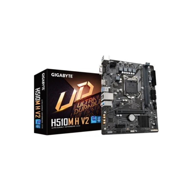 GIGABYTE GA-H510M H V2 - LGA1200 Micro-ATX Motherboard, Intel H510, DDR4 up to 64GB, 1x M.2, 4x SATA, HDMI & VGA — image 4