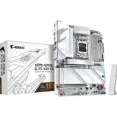 Gigabyte GA-X870 AORUS ELITE X3D ICE - AM5 ATX DDR5 256GB White