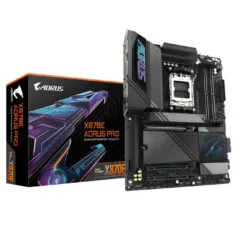 Gigabyte GA-X870E AORUS PRO AM5 ATX MB AMD X870E DDR5 256GB PCIe 5.0 WiFi7
