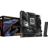 Gigabyte GA-X870M A ELITE WF7 - GA-X870M A ELITE WF7 - Black, AM5 Socket, DDR5, 256 GB Max, Micro-ATX