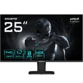 Gigabyte Gaming Monitor - GS25F2A - 62.2cm (24.5') FHD IPS Gaming Monitor 16:9 HDMI DP 240Hz 1ms HDR Sync