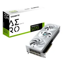 Gigabyte GeForce RTX 5070 Aero OC - White, 12GB GDDR7, 2625 MHz, PCIe 5.0