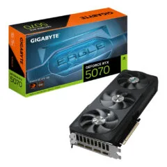 Gigabyte GeForce RTX 5070 EAGLE OC SFF - Black, 12GB GDDR7, OC 2587MHz, PCIe 5.0, GV-N5070EAGLE-OC-12GD