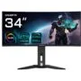 GIGABYTE MO34WQC2 - OLED Ultrawide Gaming Monitor, 34 inch, 3440x1440, 240Hz, HDMI 2.1, DP1.4, USB-C