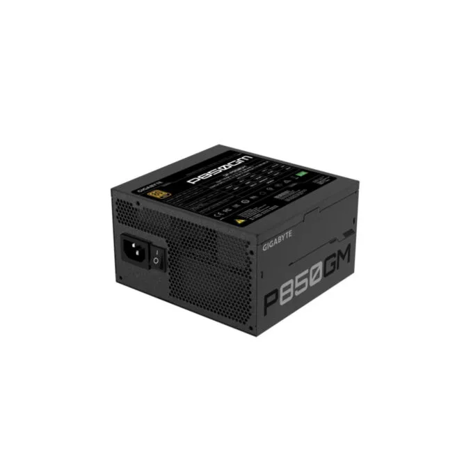Gigabyte Power Supply - GP-P850GM - 850W 80 PLUS Gold, Fully-Modular ATX PSU, Black — image 4