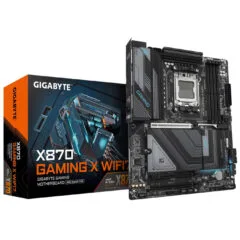 GIGABYTE X870 GAMING X WIFI7 AM5 ATX Motherboard - DDR5 256GB, PCIe 5.0, USB4, Wi-Fi 7