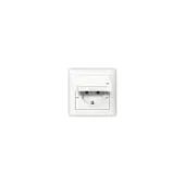 GIRA 415703 SCHUKO KD + Set IP44 + Rahmen 1f Standard 55 Reinweiß