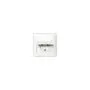 GIRA 415703 SCHUKO KD + Set IP44 + Rahmen 1f Standard 55 Reinweiß
