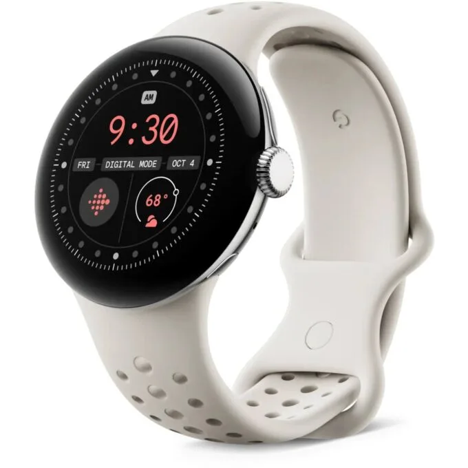Google Pixel Watch 3 (45mm) - Active Sport Band - Porcelain - S — image 2