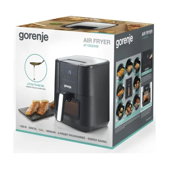 Gorenje Kitchen Air Fryer - AF1350DWB - 1350W 5.4L 8 Programs — image 11