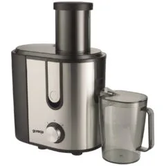 Gorenje Kitchen Juicer - JC900E - 900W 1.5L Pulp Container XXL Tube Inox Black