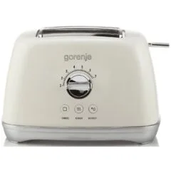 Gorenje Kitchen Toaster - T900RL - 1000W 2 Slots 7 Heating Levels Retro Ivory