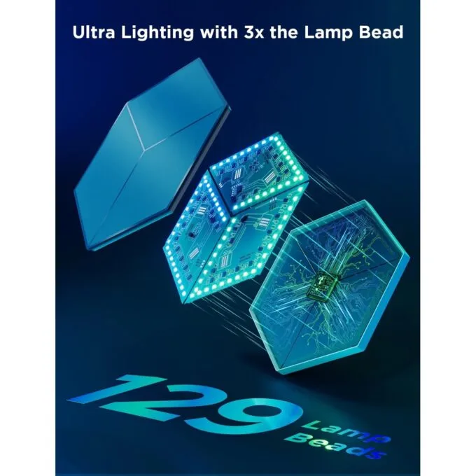 Govee Gaming Wall Glide Hexa Ultra Light Panels - 1pcs — image 2