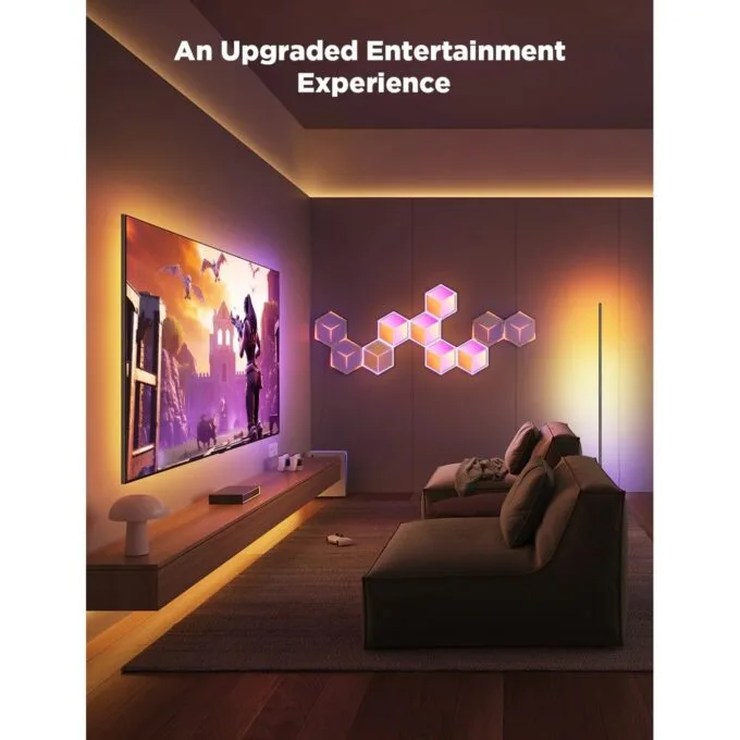 Govee Gaming Wall Glide Hexa Ultra Light Panels - H606A - 7pcs — image 11