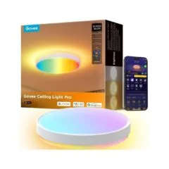 Govee Lamp Ceiling Smart LED 15inch Round Light RGBICWW + RGBICWW - H60A6C01 - RGBICWW + RGBICWW