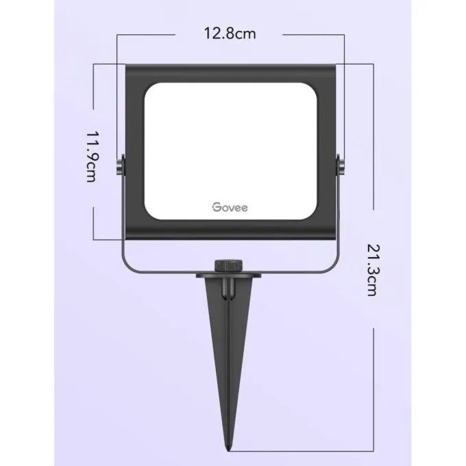 Govee Outdoor LED RGBICWW Smart Flood Lights - H7060 - Outdoor LED RGBICWW Smart Flood Lights — image 9