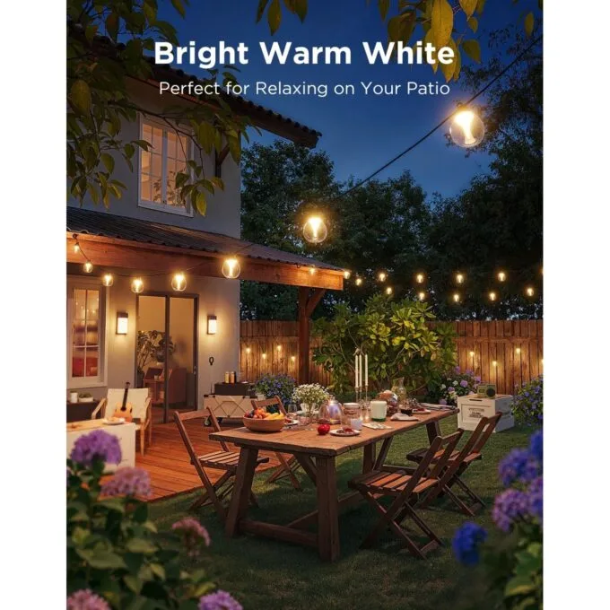 Govee Outdoor Smart String Lights - H7025CB1 - RGBICW — image 3