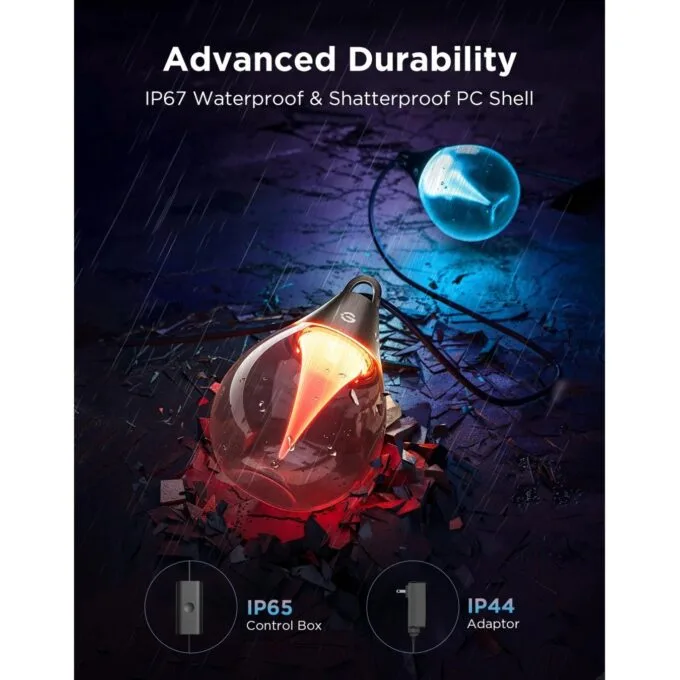 Govee Outdoor Smart String Lights - H7025CB1 - RGBICW — image 5