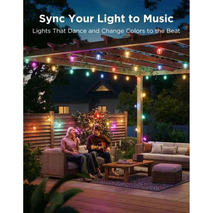 Govee Outdoor Smart String Lights - H7025CB1 - RGBICW — image 6