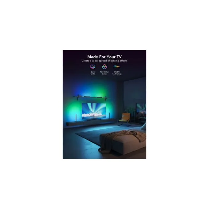 Govee TV Light Bars - H6046 - RGBIC for 45'-70' TV — image 2