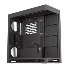 HAVN HS 420 Black Premium Midi Tower Case - HS 420 - Horizontal GPU orientation, 2-chamber design