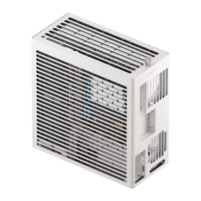 HAVN HS 420 VGPU White Premium Midi Tower Case - HS 420 - Vertical GPU Support — image 4