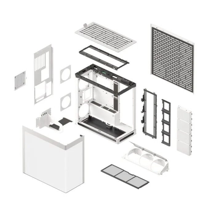HAVN HS 420 VGPU White Premium Midi Tower Case - HS 420 - Vertical GPU Support — image 9