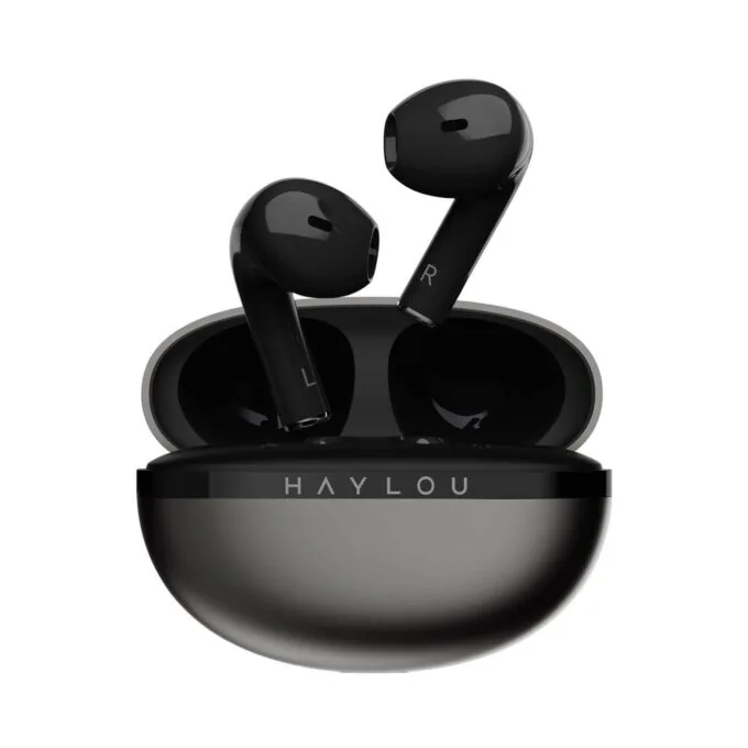 Haylou Black - X1 2023 - Bluetooth TWS Semi-Ear Earbuds BT 5.3 12mm dynamic coil 24h IPX4 Waterproof — image 1