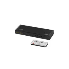 HD0049 HDMI SWITCH 4x 2-PORT MATRIX 4K 60Hz HDR,ARC,AUDIO EXTRACT,SCALER,RC LOGILINK