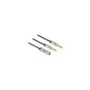 Headset adapter 3.5mm 4 pin jack socket to 2x 3.5mm 3pin jack plug