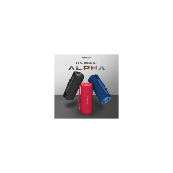 HiFuture Portable BT Speaker - ALPHA - IPX7 20W Black — image 2
