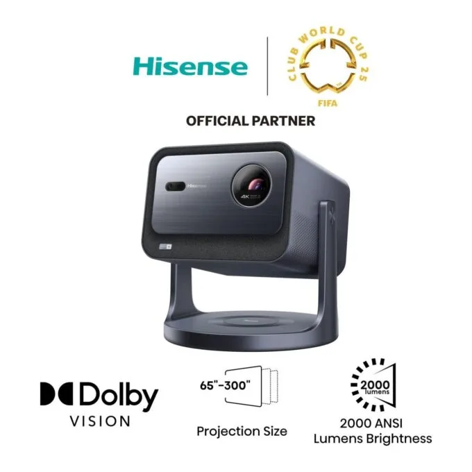 Hisense 4K Laser Portable Mini Projector - C2 - 4K Laser Portable Mini Projector — image 1
